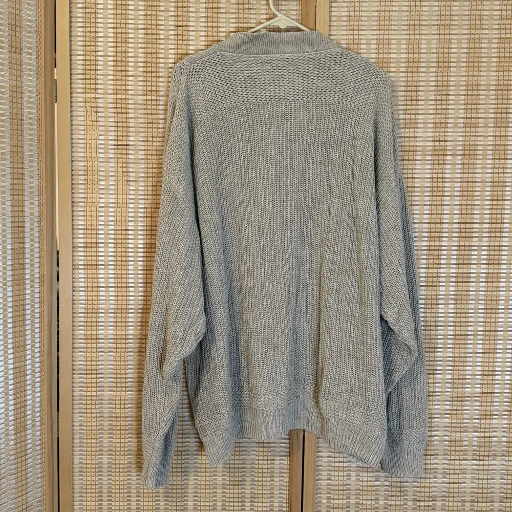 Club Room Mens XL Beige Henley Collar Button Fisherman Coastal Preppy‎ Cabincore